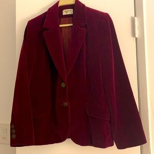 Velour jacket, Vintage